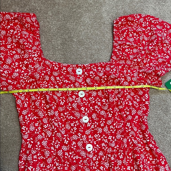 NWT luxology | floral jumpsuit | Small Smocked back - Picture 8 of 11